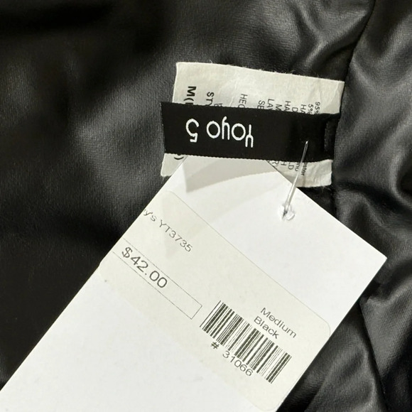 Yo-yo 5 Faux Leather Vest NWT - Picture 3 of 4